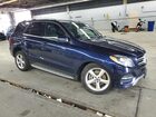 2019 Mercedes-benz Gle 400 4matic Blue vin: 4JGDA5GB7KB208950