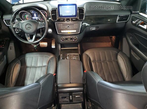 4JGDA5GB7KB208950 2019 MERCEDES-BENZ GLE Blue Dashboard view