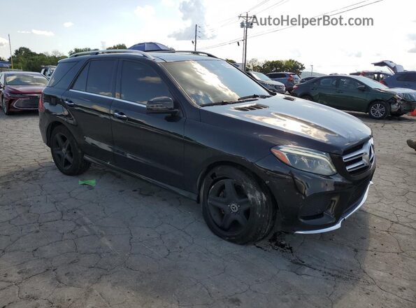 4JGDA5HB0JB105916 2018 MERCEDES-BENZ GLE Черный Передняя правая четверть