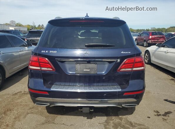 4JGDA5HB1JB132901 2018 MERCEDES-BENZ GLE Blue Vista trasera