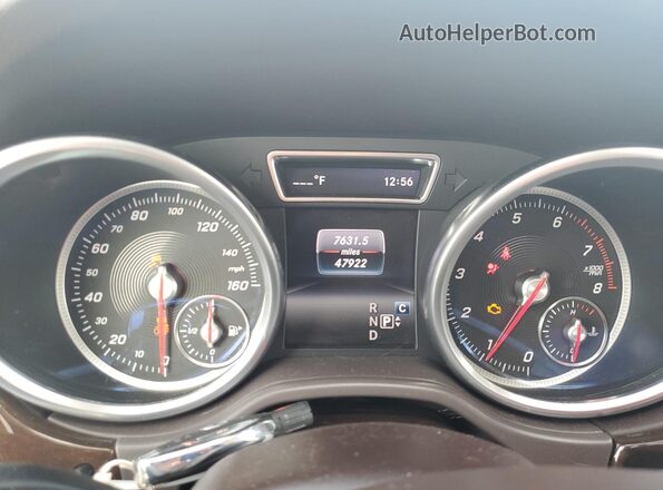 4JGDA5HB1JB132901 2018 MERCEDES-BENZ GLE Blue Vista del cuadro de instrumentos