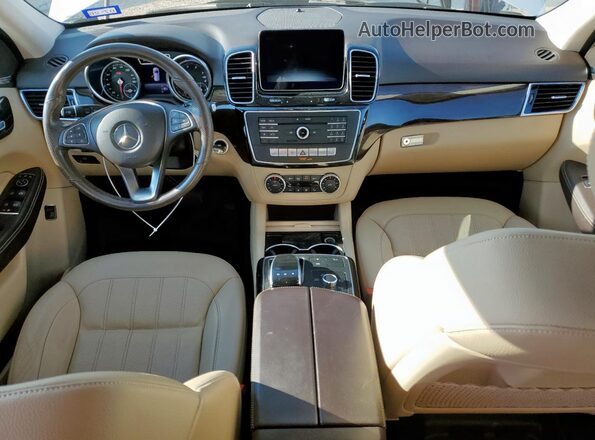 4JGDA5HB2JB150985 2018 MERCEDES-BENZ GLE White Առջևի վահանակի տեսք