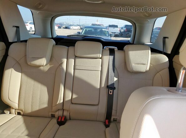 4JGDA5HB2JB150985 2018 MERCEDES-BENZ GLE White Հետևի նստատեղերի տեսք