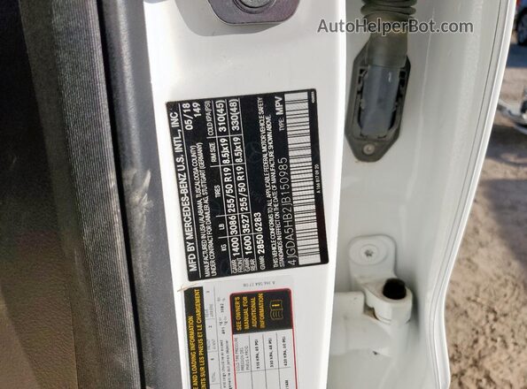 4JGDA5HB2JB150985 2018 MERCEDES-BENZ GLE White Սալոնի 360 աստիճան տեսք