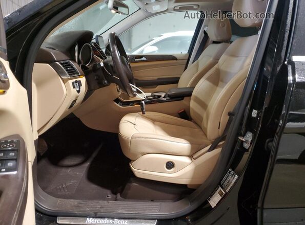 4JGDA5HB3JB187530 2018 MERCEDES-BENZ GLE Черный Вид салона спереди