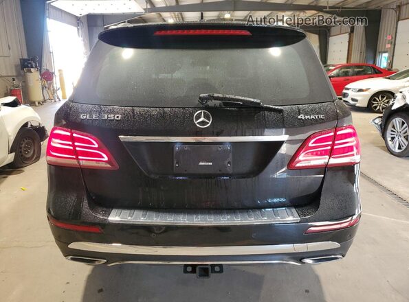 4JGDA5HB3JB187530 2018 MERCEDES-BENZ GLE Черный Вид сзади