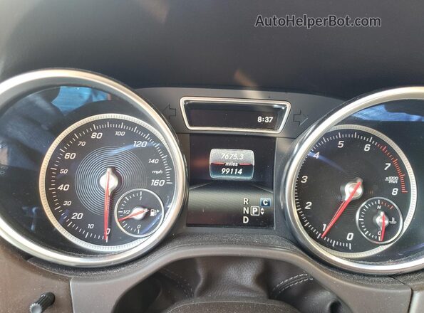 4JGDA5HB3JB187530 2018 MERCEDES-BENZ GLE Черный Вид щитка приборов