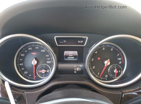 4JGDA5HB4JB019816 2018 MERCEDES-BENZ GLE Gray Widok zestawu wskaźników