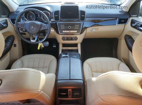 4JGDA5HB4JB019816 2018 MERCEDES-BENZ GLE Gray Widok deski rozdzielczej