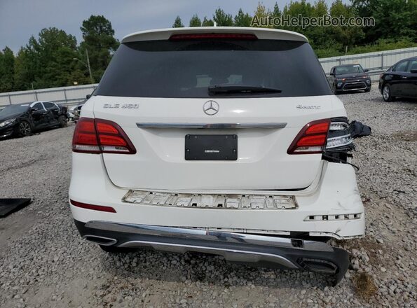 4JGDA5HB5JB070208 2018 MERCEDES-BENZ GLE White Widok z tyłu