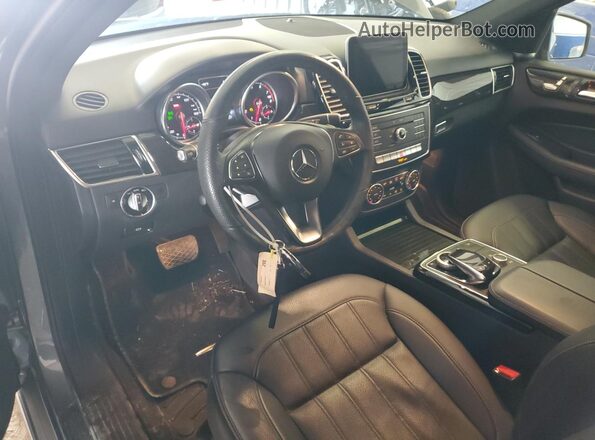 4JGDA5HB6JB144252 2018 MERCEDES-BENZ GLE Gray Առջևի վահանակի տեսք