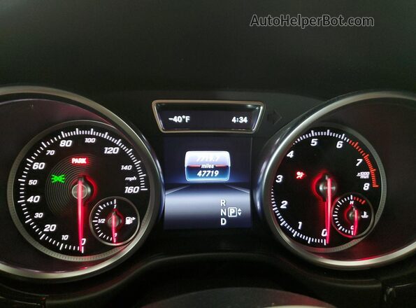 4JGDA5HB6JB144252 2018 MERCEDES-BENZ GLE Gray Սարքավորումների վահանակի տեսք