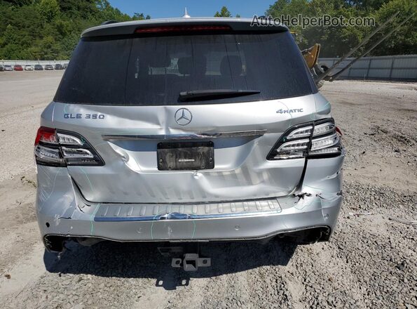 4JGDA5HB6JB157681 2018 MERCEDES-BENZ GLE Silver Вид ззаду