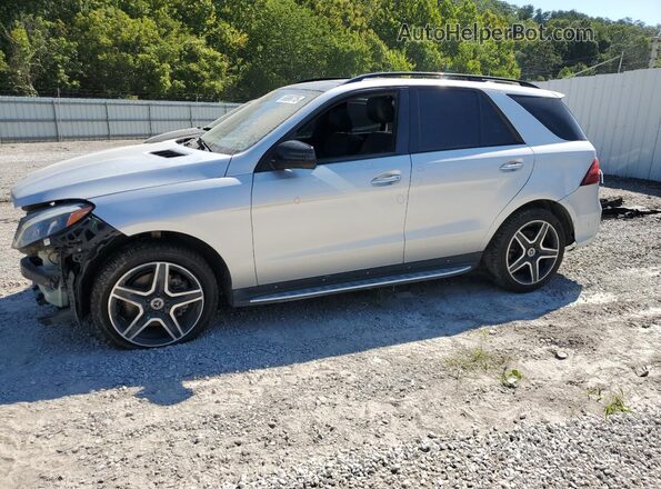 4JGDA5HB6JB157681 2018 MERCEDES-BENZ GLE Silver Передня ліва чверть