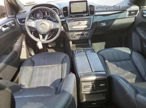 4JGDA5HB6JB157681 2018 MERCEDES-BENZ GLE Silver Вид панелі приладів