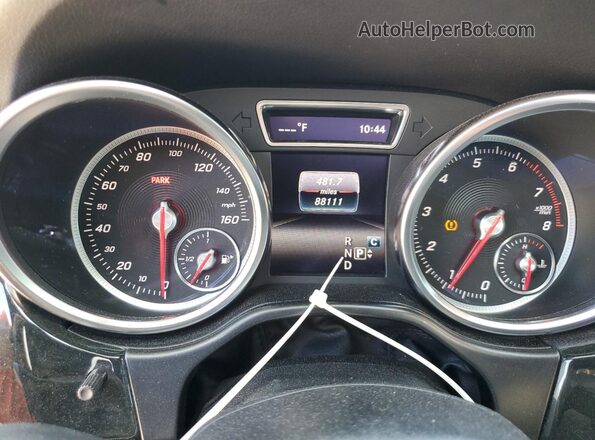4JGDA5HB6JB157681 2018 MERCEDES-BENZ GLE Silver Вид щитка приладів