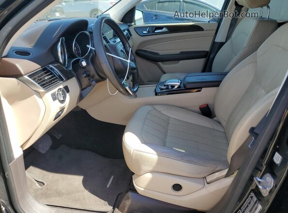 4JGDA5HB7JB175039 2018 MERCEDES-BENZ GLE Черный Вид салона спереди