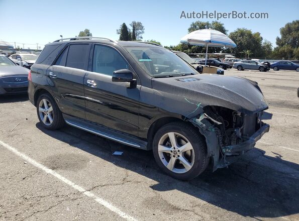 4JGDA5HB7JB175039 2018 MERCEDES-BENZ GLE Черный Передняя правая четверть