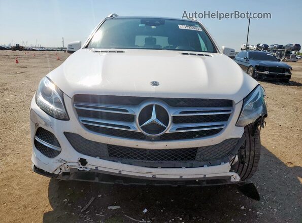 4JGDA5JB0JB027051 2018 MERCEDES-BENZ GLE Белый Вид спереди