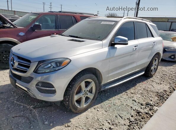4JGDA5JB0JB120104 2018 MERCEDES-BENZ GLE Silver Przód lewy