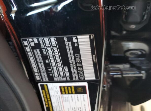 4JGDA5JB1JB188413 2018 MERCEDES-BENZ GLE Black Widok naklejki z numerem VIN