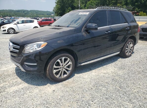 4JGDA5JB2JB200035 2018 MERCEDES-BENZ GLE Black Առջևի ձախ երեք քառորդ տեսարան