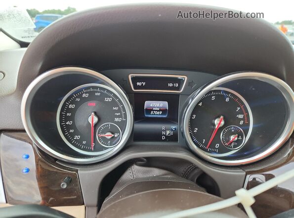 4JGDA5JB5JB129428 2018 MERCEDES-BENZ GLE White Սարքավորումների վահանակի տեսք