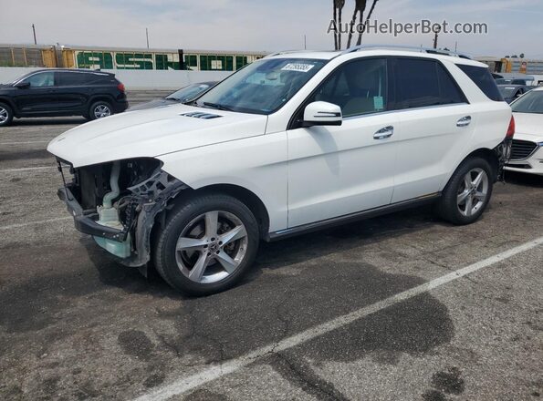 4JGDA5JB7JB088090 2018 MERCEDES-BENZ GLE White Vista tres cuartos delantera izquierda