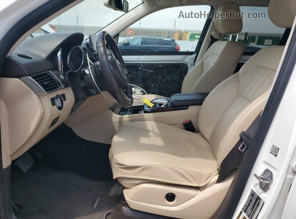 4JGDA5JB7JB088090 2018 MERCEDES-BENZ GLE White Vista interior delantera