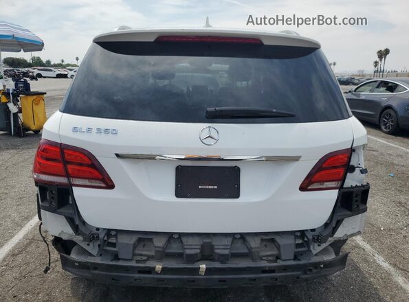 4JGDA5JB7JB088090 2018 MERCEDES-BENZ GLE White Vista trasera