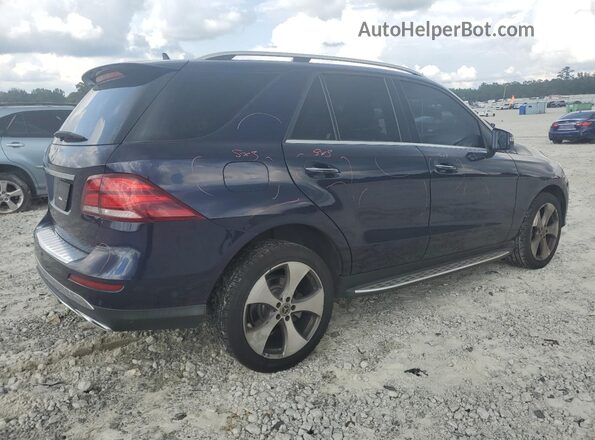 4JGDA5JB8JB202033 2018 MERCEDES-BENZ GLE Blue Задня права чверть
