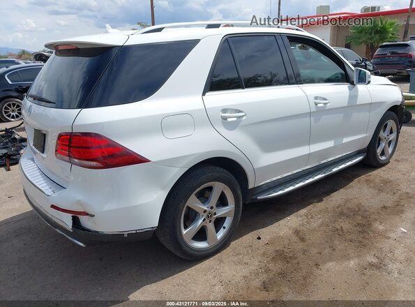 4JGDA5JBXJB176650 2018 MERCEDES-BENZ GLE 350 Белый Задняя правая четверть