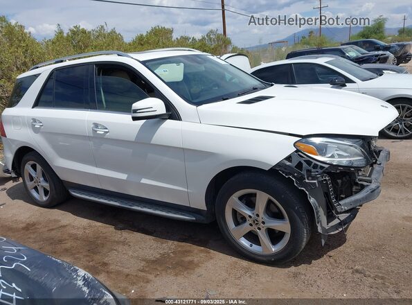 4JGDA5JBXJB176650 2018 MERCEDES-BENZ GLE 350 Белый Панорамный вид салона 360°