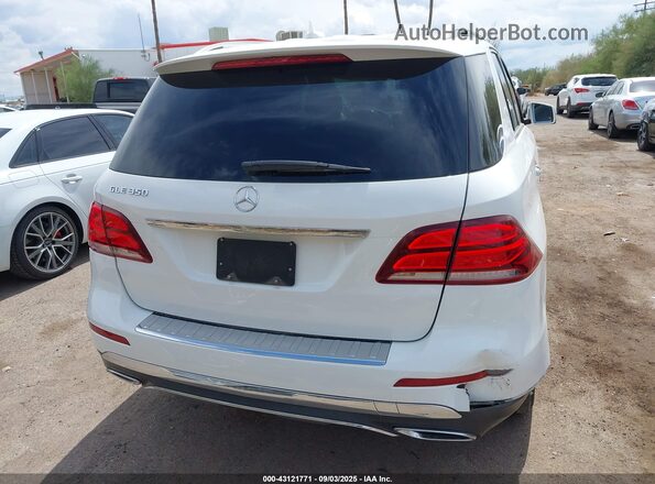 4JGDA5JBXJB176650 2018 MERCEDES-BENZ GLE 350 Белый 
