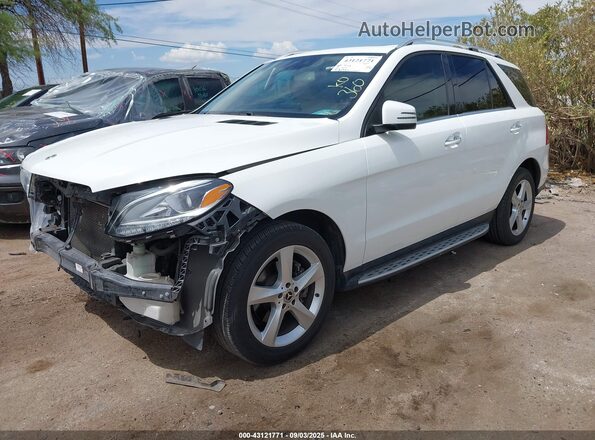 4JGDA5JBXJB176650 2018 MERCEDES-BENZ GLE 350 Белый Вид спереди