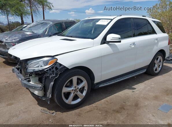 4JGDA5JBXJB176650 2018 MERCEDES-BENZ GLE 350 Белый Передняя левая четверть