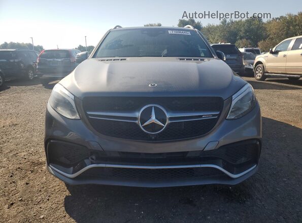 4JGDA7FBXKB198511 2019 MERCEDES-BENZ GLE Gray Widok z przodu