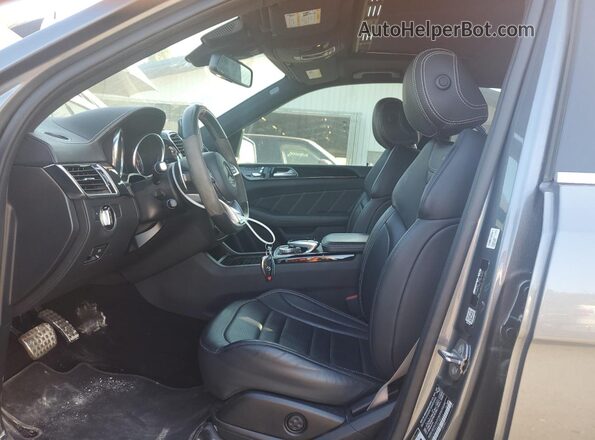 4JGDA7FBXKB198511 2019 MERCEDES-BENZ GLE Gray Widok wnętrza z przodu