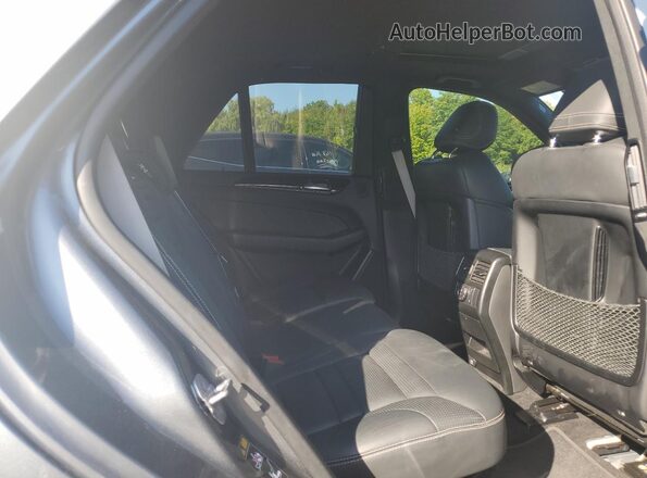 4JGDA7FBXKB198511 2019 MERCEDES-BENZ GLE Gray Widok tylnych siedzeń
