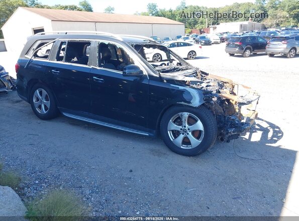 4JGDF6EE1JB025692 2018 MERCEDES-BENZ GLS 450 Черный Передняя правая четверть
