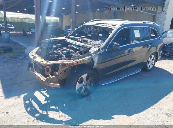 4JGDF6EE1JB025692 2018 MERCEDES-BENZ GLS 450 Черный Передняя левая четверть