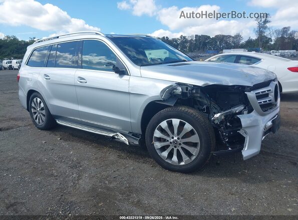4JGDF6EE2JB177917 2018 MERCEDES-BENZ GLS 450 Silver Przód prawy