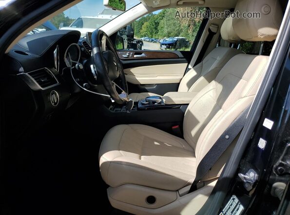 4JGDF6EE4KB227394 2019 MERCEDES-BENZ GLS Black წინა სალონის ხედი