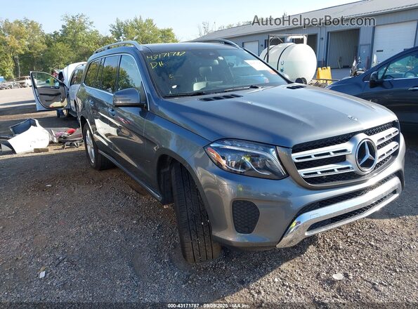 4JGDF6EEXJB136399 2018 MERCEDES-BENZ GLS 450 Серый Передняя правая четверть