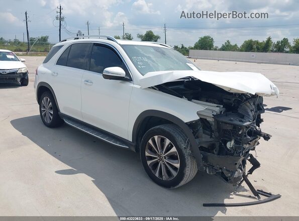 4JGFB4JEXMA568466 2021 MERCEDES-BENZ GLE 350 Белый Передняя правая четверть