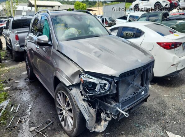 4JGFB4KB3MA542747 2021 MERCEDES-BENZ GLE Gray Передня права чверть