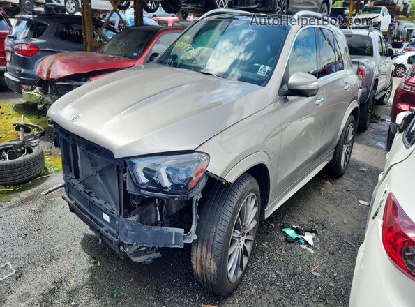 4JGFB4KB3MA542747 2021 MERCEDES-BENZ GLE Gray Передня ліва чверть