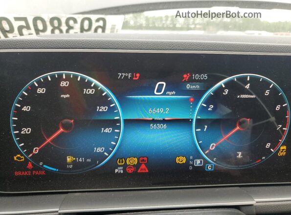 4JGFB4KB9MA361801 2021 MERCEDES-BENZ GLE Black Widok zestawu wskaźników