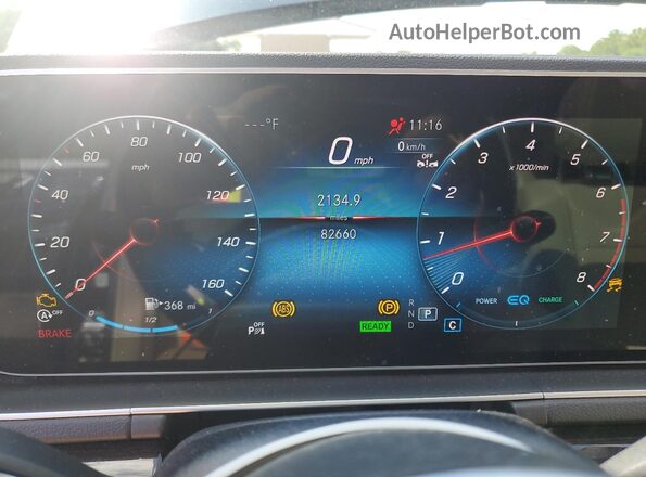 4JGFB5KB9MA529667 2021 MERCEDES-BENZ GLE Зеленый Вид щитка приборов