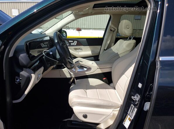 4JGFB5KB9MA529667 2021 MERCEDES-BENZ GLE Зеленый Вид салона спереди